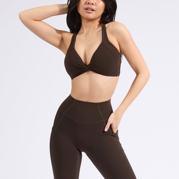 Buffbunny Collection Other - Buffbunny - Twisted Curve Sports Bra - Cold Brew - M
